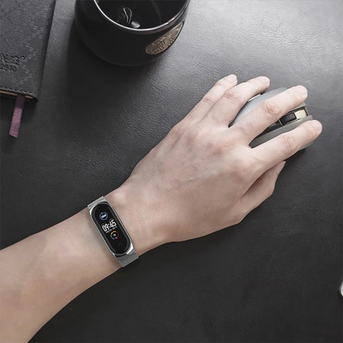 Kup Pasek Tech-Protect Stainless Xiaomi Mi Band 7 Black - THP1133BLK - {ean13} - Sklep Home Screen