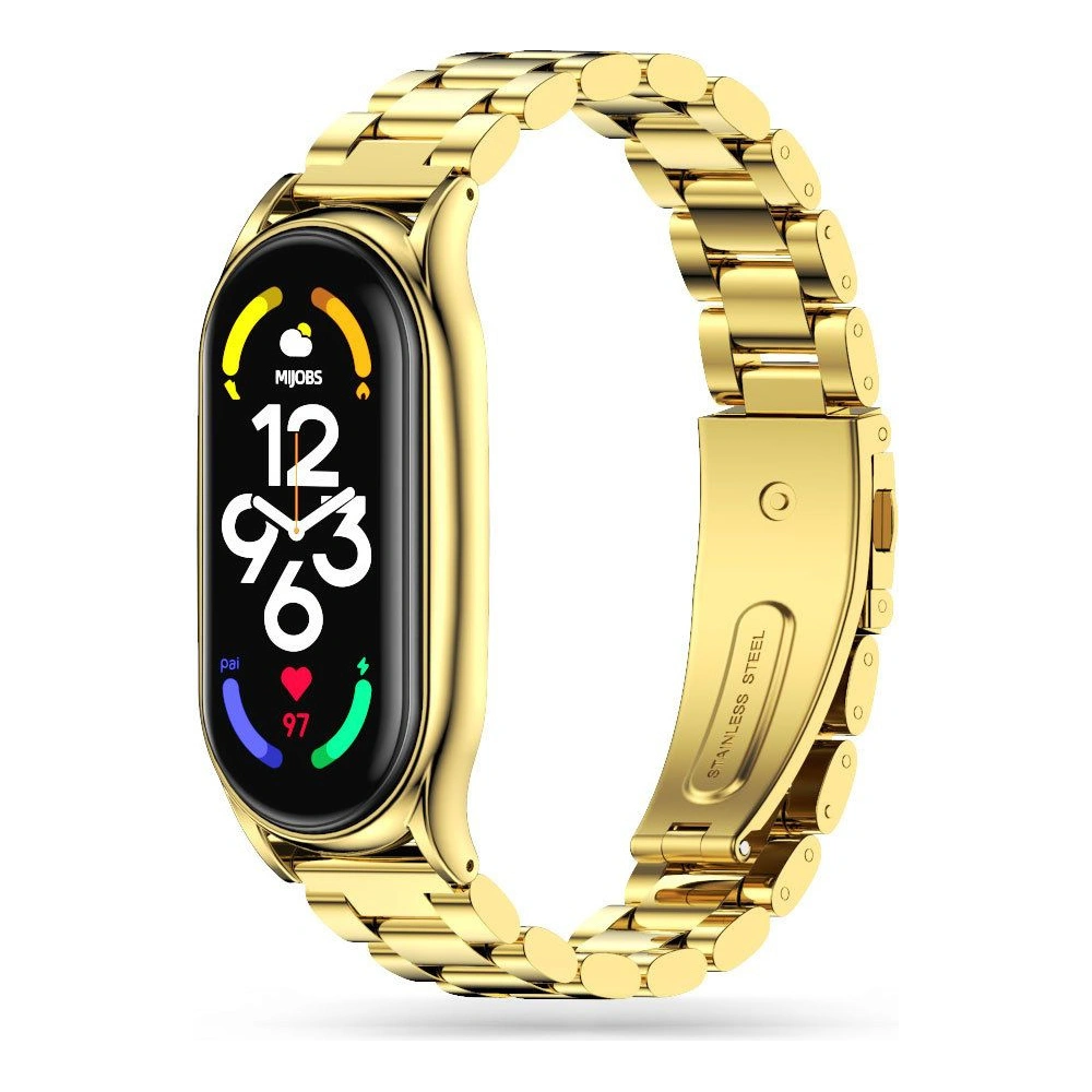Pasek Tech-Protect Stainless Xiaomi Mi Band 7 Gold