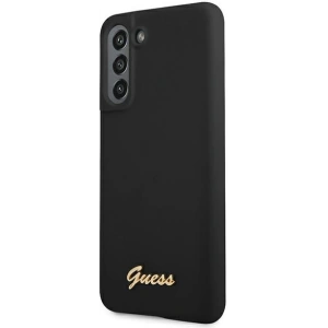Kup Etui Guess GUHCS21FLSLMGBK Samsung Galaxy S21 FE czarny/black hardcase Silicone Script Metal Logo - GUE1817BLK - {ean13} - Sklep Home Screen