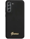 Kup Etui Guess GUHCS21FLSLMGBK Samsung Galaxy S21 FE negru/black hardcase Silicone Script Metal Logo - GUE1817BLK - {ean13} - Sklep Home Screen