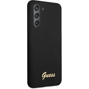 Kup Etui Guess GUHCS21FLSLMGBK Samsung Galaxy S21 FE czarny/black hardcase Silicone Script Metal Logo - GUE1817BLK - {ean13} - Sklep Home Screen