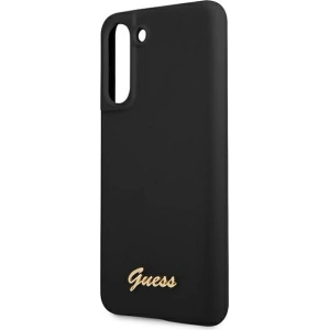 Kup Etui Guess GUHCS21FLSLMGBK Samsung Galaxy S21 FE czarny/black hardcase Silicone Script Metal Logo - GUE1817BLK - {ean13} - Sklep Home Screen