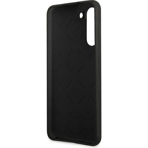 Kup Etui Guess GUHCS21FLSLMGBK Samsung Galaxy S21 FE negru/black hardcase Silicone Script Metal Logo - GUE1817BLK - {ean13} - Sklep Home Screen