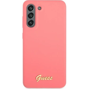 Kup Etui Guess GUHCS21FLSLMGFU Samsung Galaxy S21 FE fuksja/fuchsia hardcase Silicone Script Metal Logo - GUE1818FHS - {ean13} - Sklep Home Screen