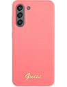 Kup Etui Guess GUHCS21FLSLMGFU Samsung Galaxy S21 FE fucsia/fuchsia hardcase Silicon Script Metal Logo - GUE1818FHS - {ean13} - Sklep Home Screen