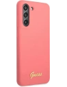 Kup Etui Guess GUHCS21FLSLMGFU Samsung Galaxy S21 FE fucsia/fuchsia hardcase Silicon Script Metal Logo - GUE1818FHS - {ean13} - Sklep Home Screen