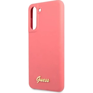 Kup Etui Guess GUHCS21FLSLMGFU Samsung Galaxy S21 FE fuksja/fuchsia hardcase Silicone Script Metal Logo - GUE1818FHS - {ean13} - Sklep Home Screen