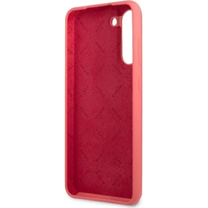 Kup Etui Guess GUHCS21FLSLMGFU Samsung Galaxy S21 FE fuksja/fuchsia hardcase Silicone Script Metal Logo - GUE1818FHS - {ean13} - Sklep Home Screen