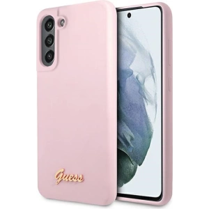 Kup Etui Guess GUHCS21FLSLMGLA Samsung Galaxy S21 FE lavandă hardcase Silicon Script Metal Logo - GUE1819LAV - {ean13} - Sklep Home Screen