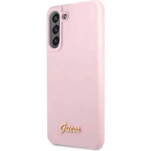 Kup Etui Guess GUHCS21FLSLMGLA Samsung Galaxy S21 FE lawendowy/lavender hardcase Silicone Script Metal Logo - GUE1819LAV - {ean13} - Sklep Home Screen