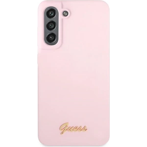 Kup Etui Guess GUHCS21FLSLMGLA Samsung Galaxy S21 FE lavandă hardcase Silicon Script Metal Logo - GUE1819LAV - {ean13} - Sklep Home Screen