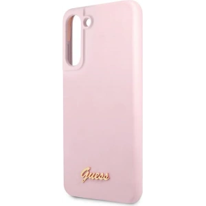 Kup Etui Guess GUHCS21FLSLMGLA Samsung Galaxy S21 FE lavandă hardcase Silicon Script Metal Logo - GUE1819LAV - {ean13} - Sklep Home Screen