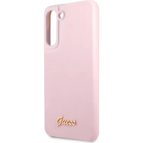 Kup Etui Guess GUHCS21FLSLMGLA Samsung Galaxy S21 FE lavandă hardcase Silicon Script Metal Logo - GUE1819LAV - {ean13} - Sklep Home Screen