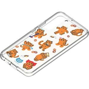 Kup Panel Samsung Galaxy S22 GP-TOU021HONOW la etui Frame Cover Muzik Tiger alb/white - SMG728WHT - {ean13} - Sklep Home Screen