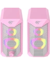 Kup Számítógépes hangszórók Havit SK202 rózsaszín 2.0 RGB (rózsaszín) - HVT181PNK - {ean13} - Sklep Home Screen