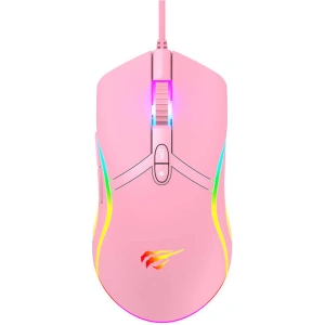 Kup Herní myš Havit MS1026 RGB 1000-6400 DPI (růžová) - HVT182PNK - {ean13} - Sklep Home Screen
