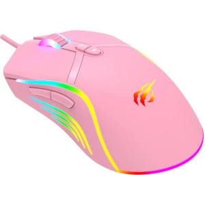 Kup Herní myš Havit MS1026 RGB 1000-6400 DPI (růžová) - HVT182PNK - {ean13} - Sklep Home Screen