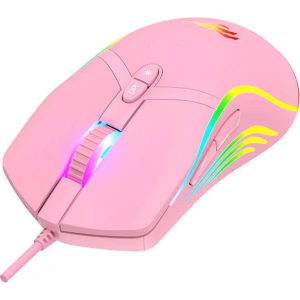 Kup Herní myš Havit MS1026 RGB 1000-6400 DPI (růžová) - HVT182PNK - {ean13} - Sklep Home Screen