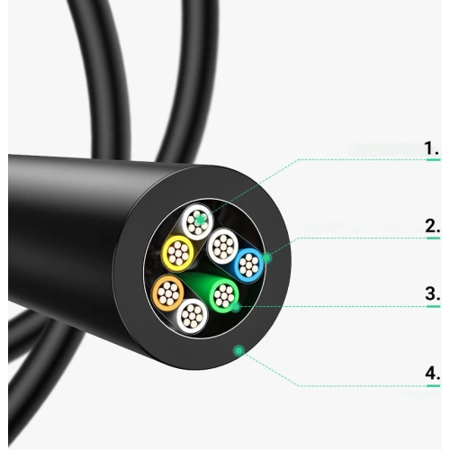 Kup Cablu de extensie UGREEN NW148 Ethernet RJ45 Cat 7 10Gbps 2m negru - UGR1233BLK - {ean13} - Sklep Home Screen