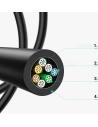Kup Cablu de extensie UGREEN NW148 Ethernet RJ45 Cat 7 10Gbps 2m negru - UGR1233BLK - {ean13} - Sklep Home Screen