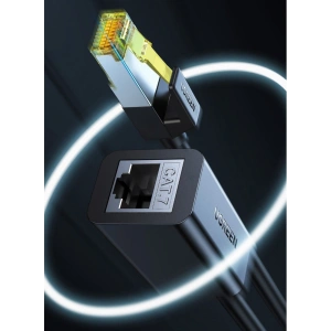 Kup Kabel przedłużający UGREEN NW148 Ethernet RJ45 Cat 7 10Gbps 2m czarny - UGR1233BLK - {ean13} - Sklep Home Screen