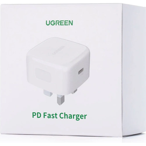 Kup UGREEN CD137 USB-C Power Delivery 3.0 Quick Charge 4.0 20W 3A Netzladegerät (UK-Stecker) weiß - UGR1234WHT - {ean13} - Sklep Home Screen