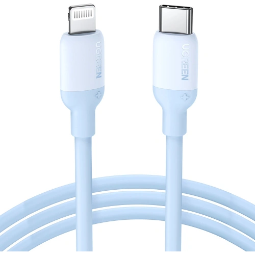 Kup Kabel UGREEN US387 USB-C - Lightning MFI C94 Power Delivery 1m modrý - UGR1237BLU - {ean13} - Sklep Home Screen