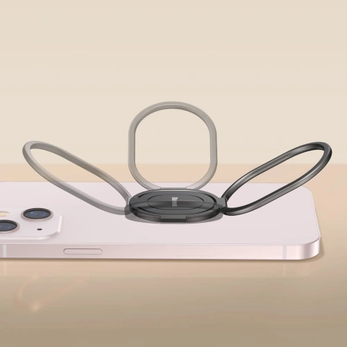 Buy Baseus Rails self-adhesive ring holder phone stand gray - BSU3325GRY - {ean13} - Home Screen Store Europe