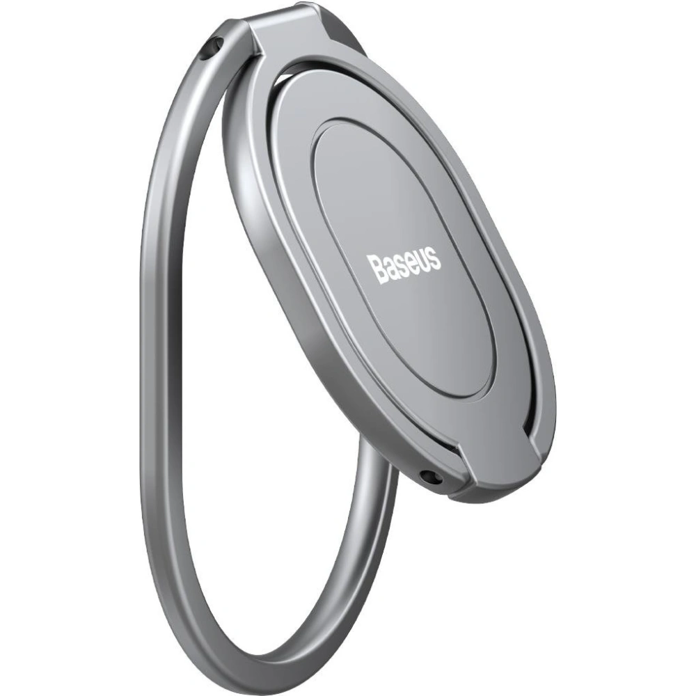 Uchwyt na palec podstawka Baseus Rails srebrny