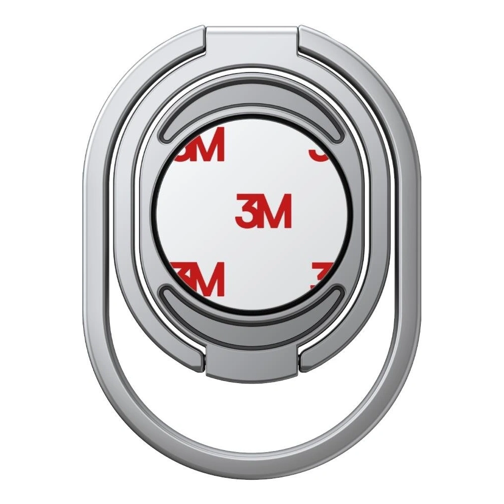 Uchwyt na palec podstawka Baseus Rails srebrny