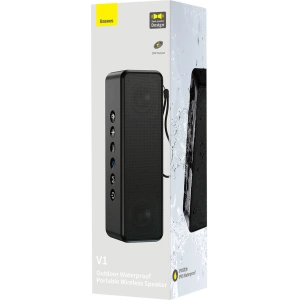 Kup Boxa bluetooth fără fir Baseus V1 impermeabil neagră - BSU3328BLK - {ean13} - Sklep Home Screen