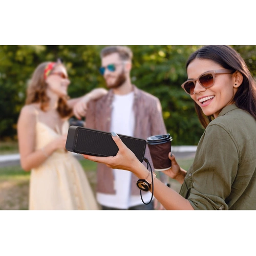 Vezeték nélküli bluetooth hangszóró Baseus V1 vízálló fekete