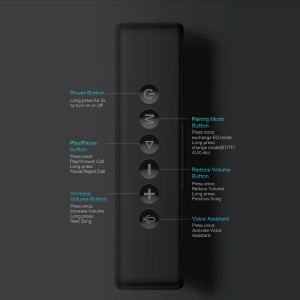 Kup Boxa bluetooth fără fir Baseus V1 impermeabil neagră - BSU3328BLK - {ean13} - Sklep Home Screen