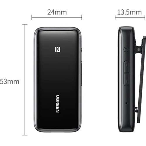 Kup UGREEN CM402 Bluetooth 5.0 aptX HD DAC SBC 3,5mm Mini-Klinke Schwarz - UGR1238BLK - {ean13} - Sklep Home Screen