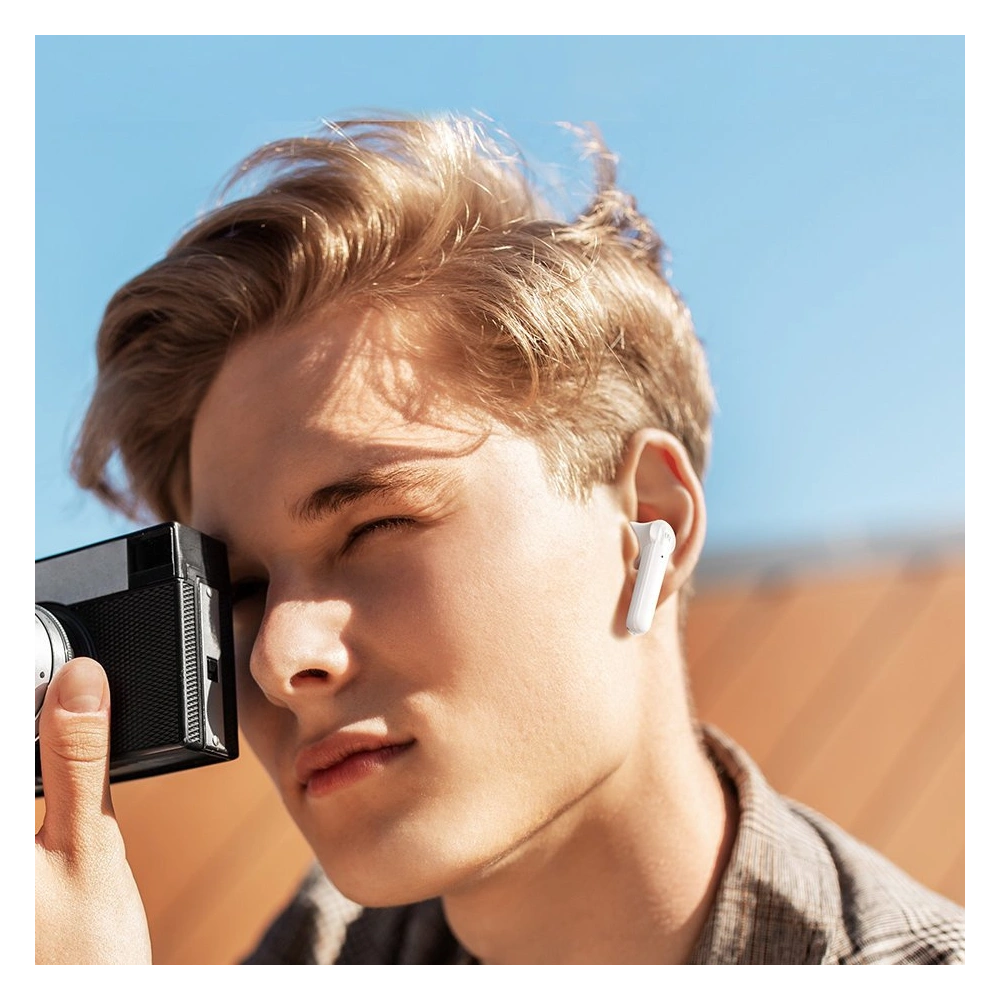 Bezprzewodowe słuchawki UGREEN WS105 HiTune T2 ENC Bluetooth 5.0 biały