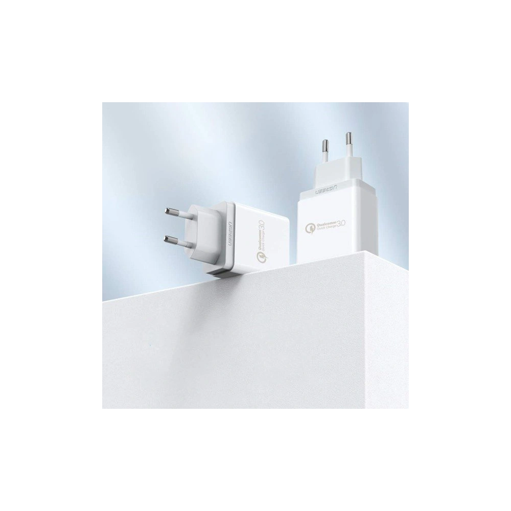 Ładowarka sieciowa UGREEN CD122 Quick Charge 3.0 18W 3A USB biały