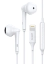 UGREEN EP101 in -ear Lightning headphones with remote and microphone MFI white