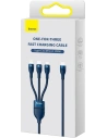 Buy Baseus Flash Series II USB Type C / USB Type A cable - USB Type C / Lightning / micro USB 100 W 1.5 m blue - BSU3330BLU - {ean13} - Home Screen Store Europe