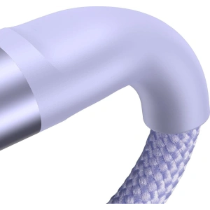 Kabel 3w1 Baseus Flash Series II USB-C/USB-A  - USB-C, Lightning, micro USB 100W 1,5m fioletowy