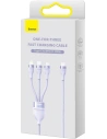 Kup Kabel 3-in-1 Baseus Flash Series II USB-C/USB-A - USB-C, Lightning, micro USB 100W 1,5m violett - BSU3331PRP - {ean13} - Sklep Home Screen