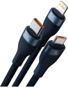 Buy Baseus Flash Series II USB Type C / USB Type A cable - USB Type C / Lightning / micro USB 100 W 1.2 m blue - BSU3333BLU - {ean13} - Home Screen Store Europe