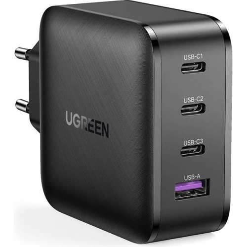 Kup Încărcătorul de rețea UGREEN CD224 GaN PPS 65W USB / 3x USB-C QC 3.0 Power Delivery SCP FCP AFC negru - UGR1243BLK - {ean13} - Sklep Home Screen