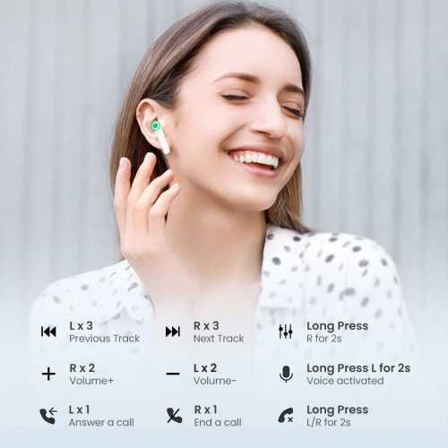 Kup Bezdrátová sluchátka UGREEN WS105 HiTune T2 ENC Bluetooth 5.0 černá - UGR1247BLK - {ean13} - Sklep Home Screen