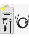 Buy Baseus Flash Series II USB Type C / USB Type A cable - USB Type C / Lightning / micro USB 100 W 1.2 m purple - BSU3334PRP - {ean13} - Home Screen Store Europe