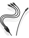Kup Kabel 3w1 Baseus Flash Series II USB-C/USB-A - USB-C, Lightning, micro USB 100W 1,2m fioletowy - BSU3334PRP - {ean13} - Sklep Home Screen