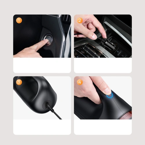 Kup Aspirator auto Baseus A7 90W 6000Pa gri închis - BSU3335GRY - {ean13} - Sklep Home Screen