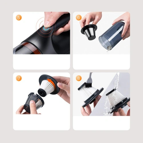 Kup Aspirator auto Baseus A7 90W 6000Pa gri închis - BSU3335GRY - {ean13} - Sklep Home Screen