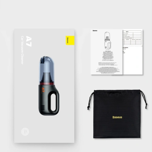 Kup Aspirator auto Baseus A7 90W 6000Pa gri închis - BSU3335GRY - {ean13} - Sklep Home Screen