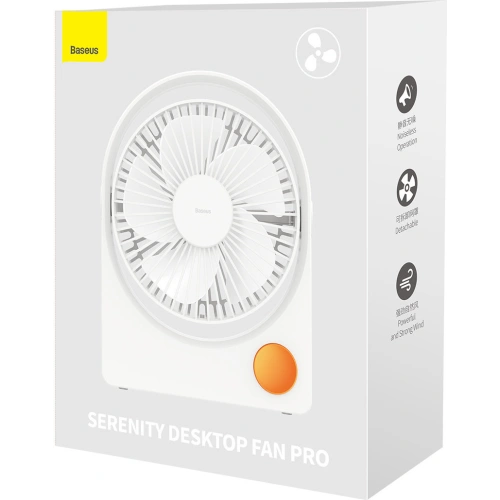 Kup Wentylator biurkowy Baseus Serenity Fan Pro biały - BSU3336WHT - {ean13} - Sklep Home Screen