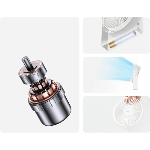 Kup Wentylator biurkowy Baseus Serenity Fan Pro biały - BSU3336WHT - {ean13} - Sklep Home Screen